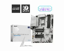 Tarjeta Madre Msi Pro Z890-s Wifi White, Socket Lga1851, 4x Ddr5,2x Hdmi Displayport, 6x Usb, 2x Type-c Atx